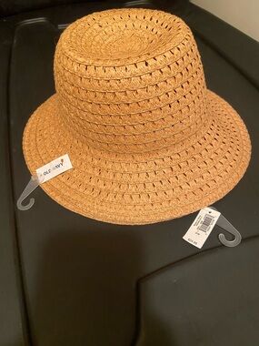 Old Navy Natural Straw Bucket Hat - Beige